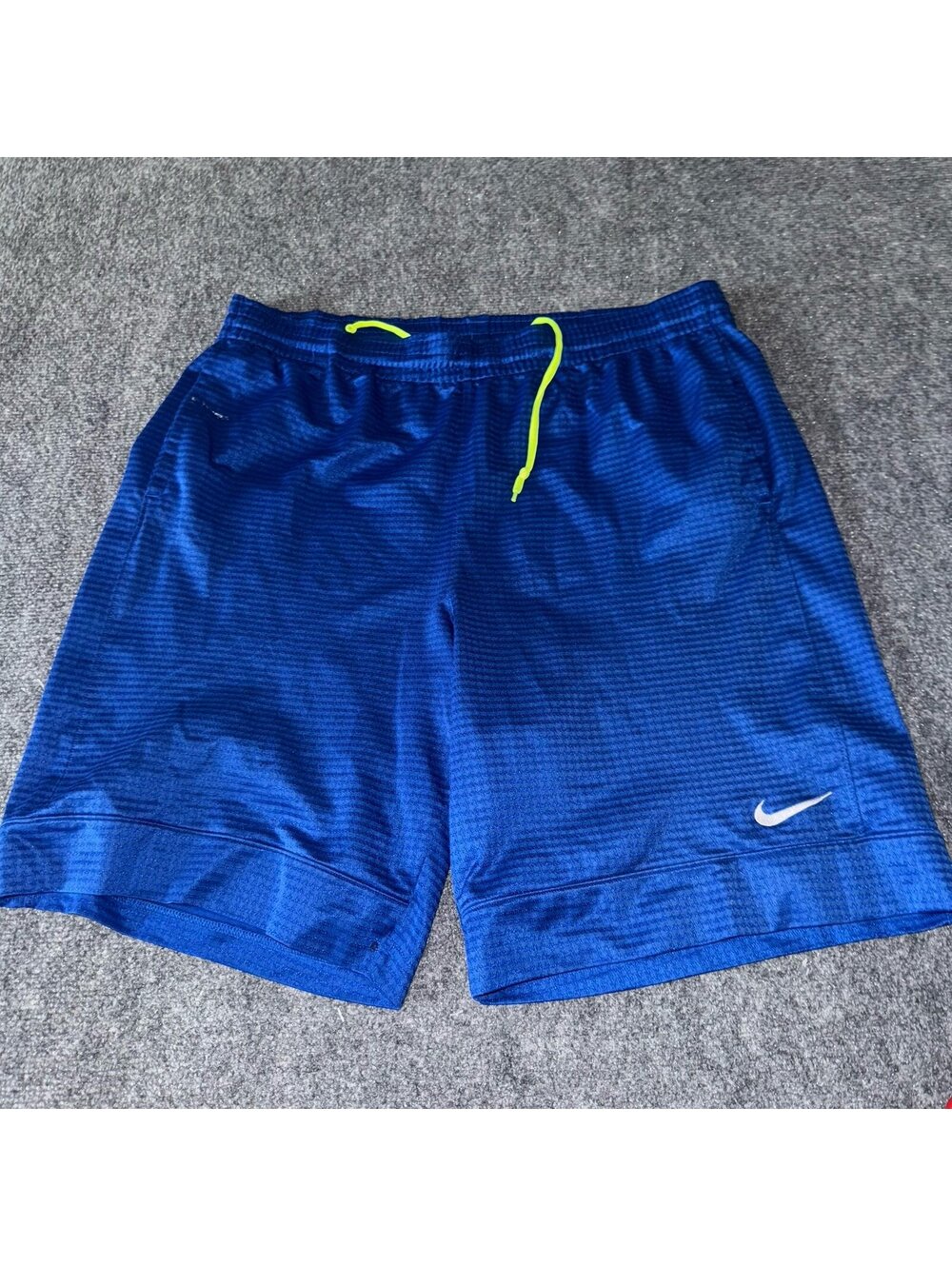 Nike Blue Baggy Mesh Hoop Shorts Mens XL Vtg y2k 90s Rare